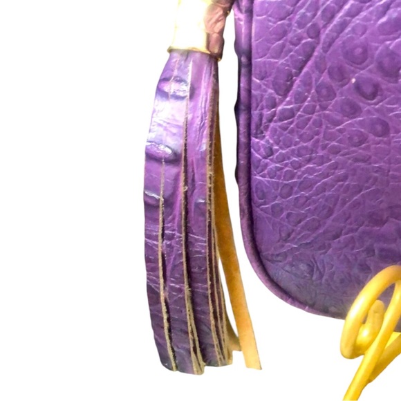 M&R ITALIAN LEATHER MODA IN PELLE CROSSBODY BAG - Picture 3 of 8